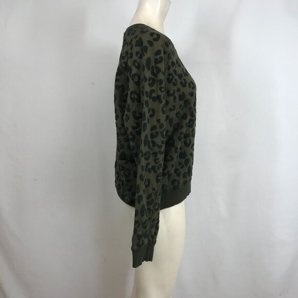 RAILS - WOMEN'S LARGE- GREEN LONG SLEEVE CREW NECK COTTON BLEND SWEATSHIRT - Picture 4 of 8